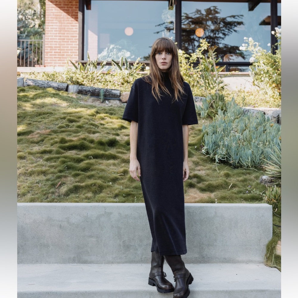 ZARA Black Short sleeve dress.